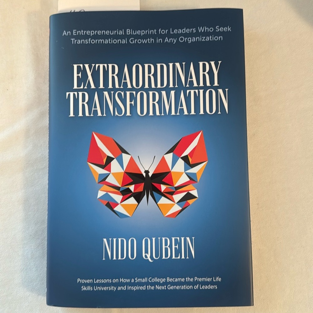Brand new book, Extraordinary Transformation by Nido Qubein